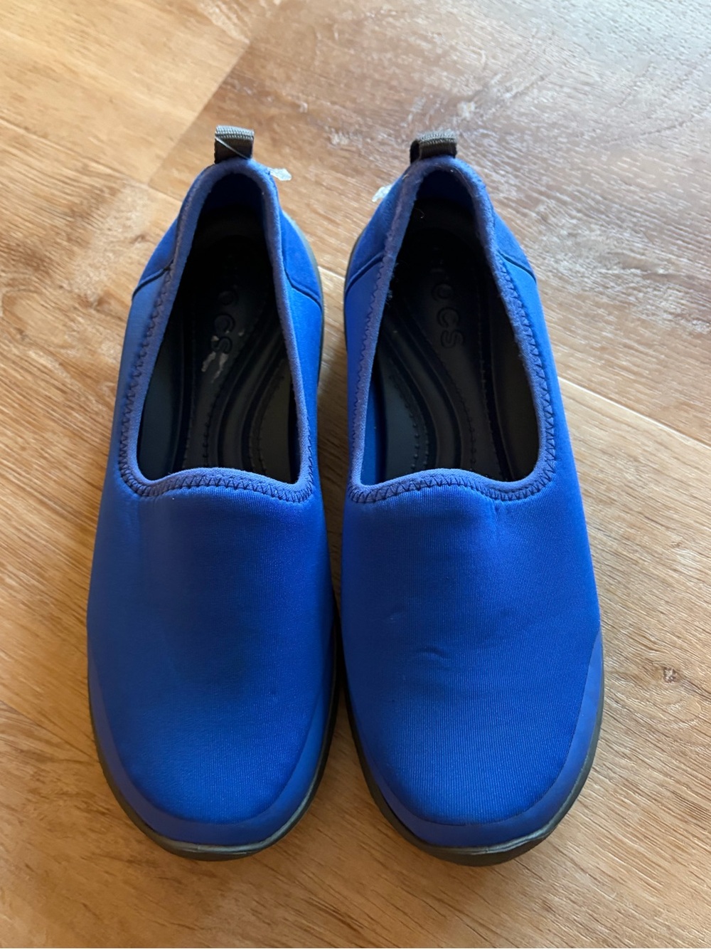 💙Blue Croc Flats💙